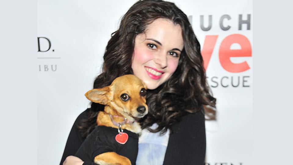 Vanessa Marano at the at the “Makeovers for Mutts” gala fundraiser