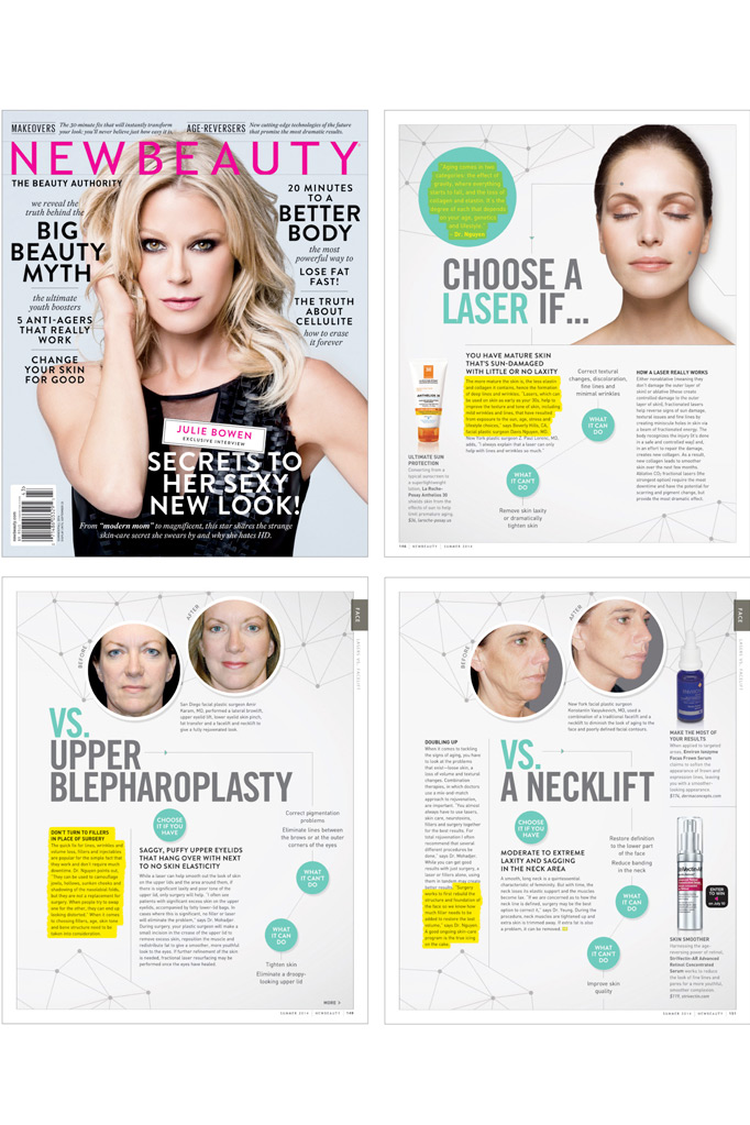New Beauty Magazine articles featuring Davis B. Nguyen, M.D.