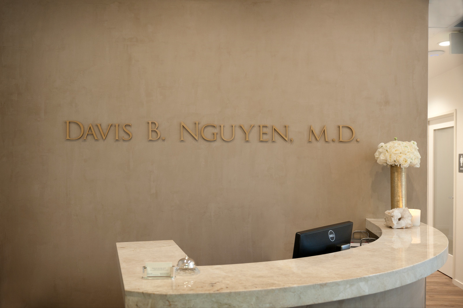Dr. Nguyen's Beverly Hills medical office exam room.
