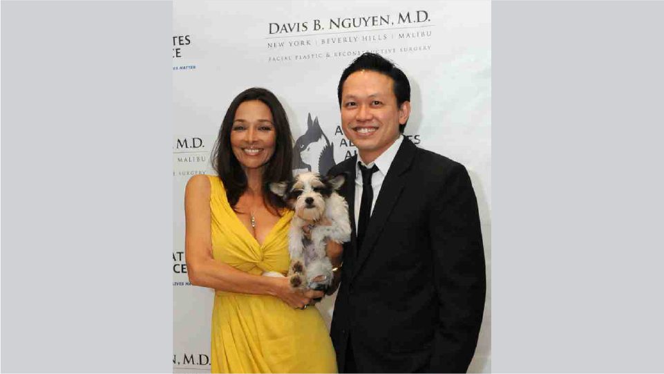 Carole Davis and Dr. Nguyen at Dr. Nguyen's charity event.
