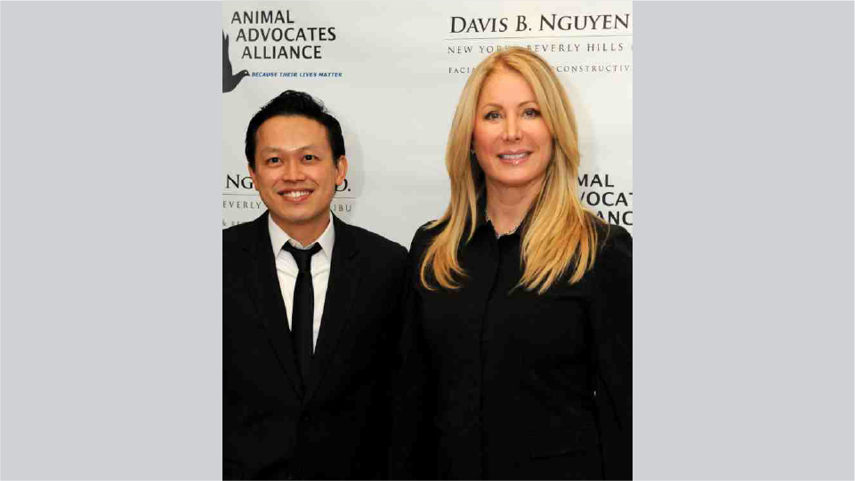 Dr. Nguyen and Nancy Fitzgerald at Dr. Nguyen's charity event.