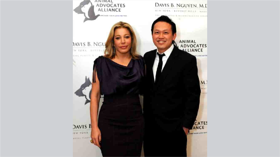 Dr. Nguyen and Taylor Dayne at Dr. Nguyen's charity event.