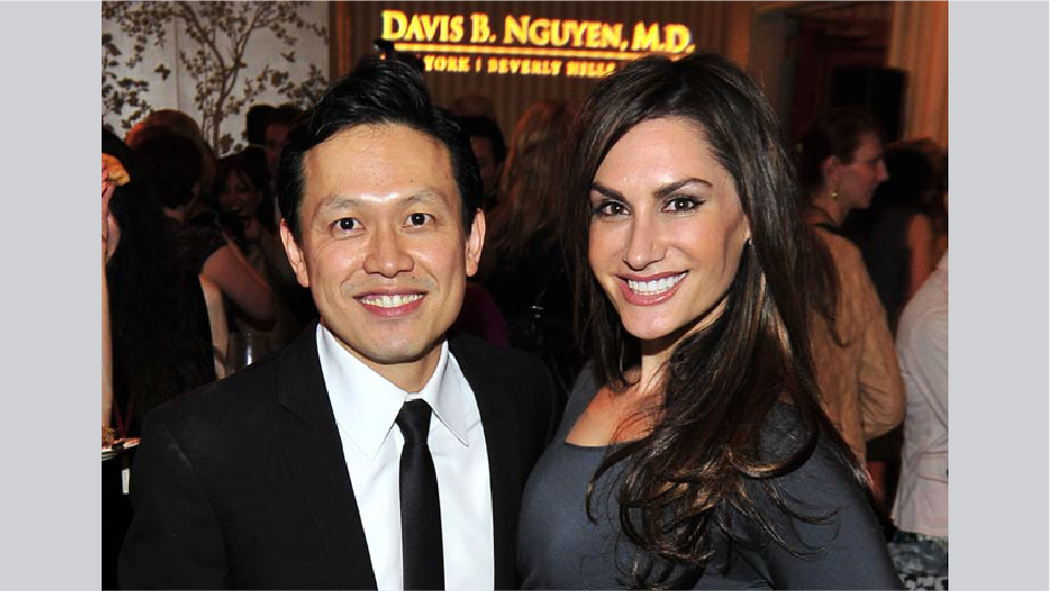 Dr. Nguyen and Alyssa at Dr. Nguyen's charity event.